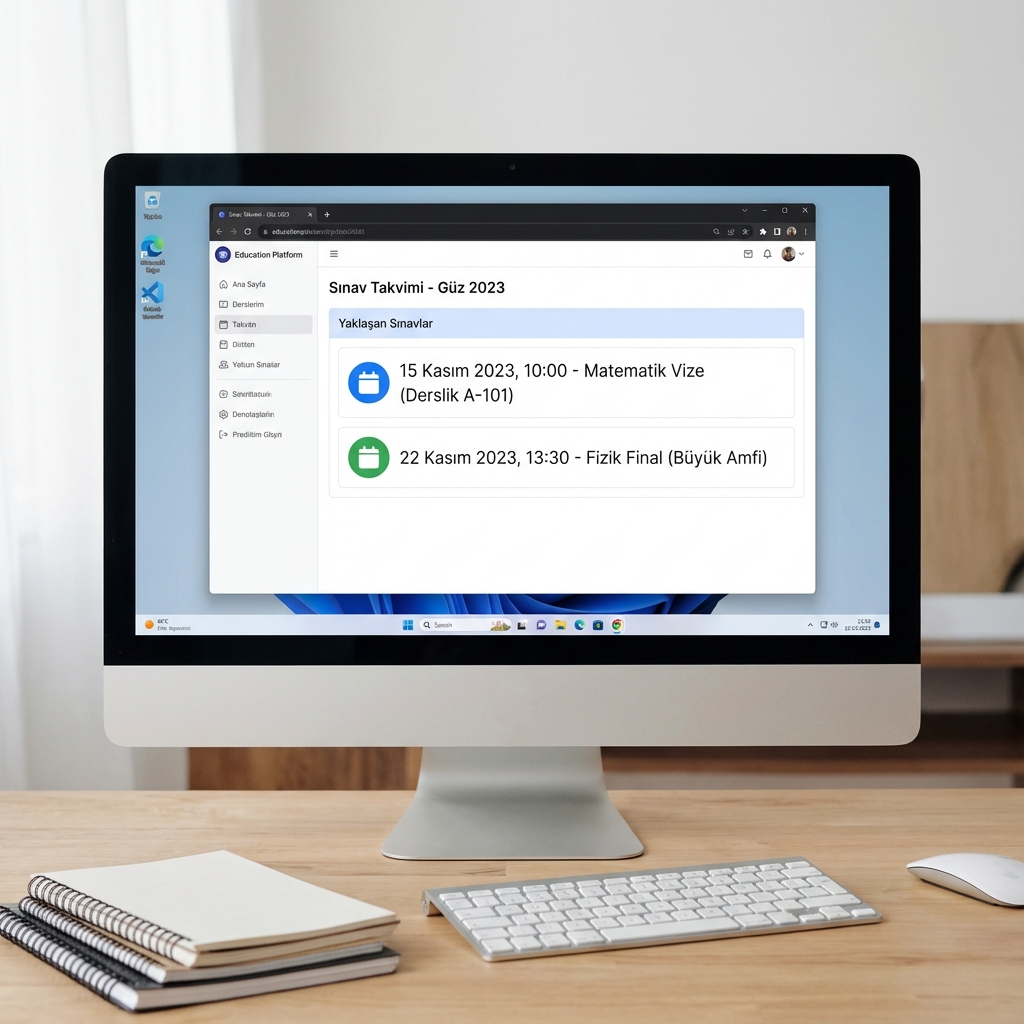 Sınav Takvimi