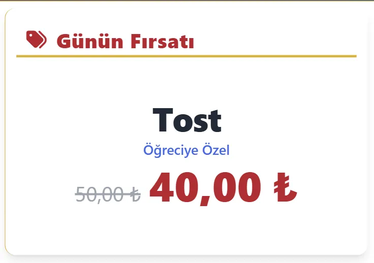 Günün Fırsatı